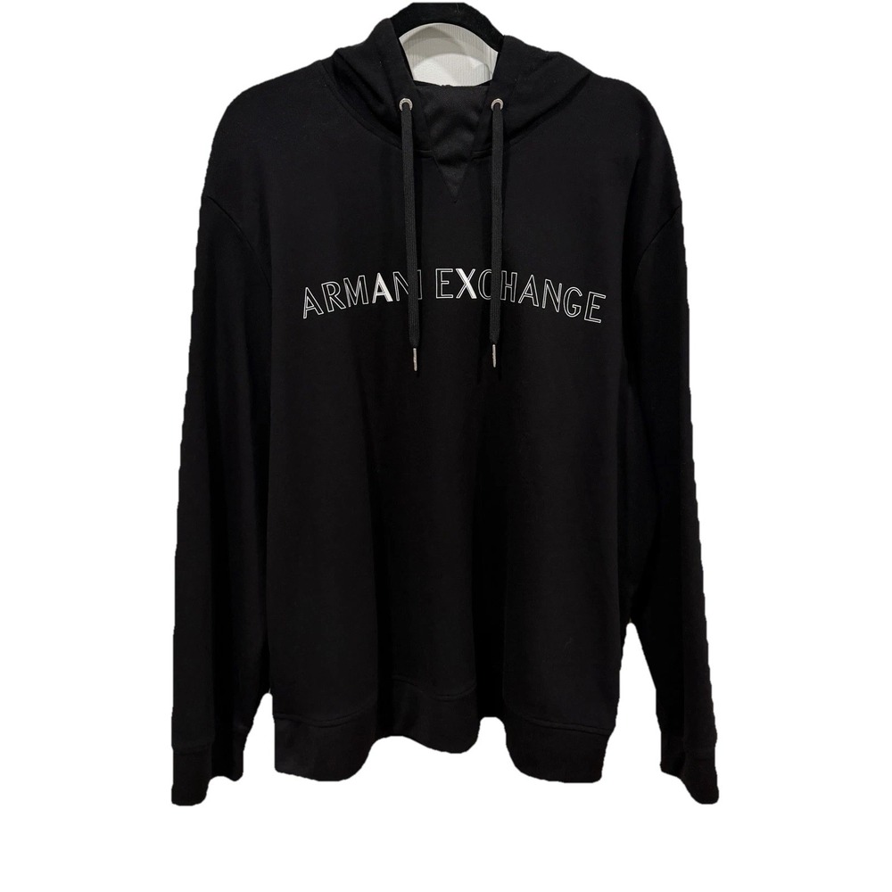 Men's Armani Exchange Black Hoodie Size 2XL XXL